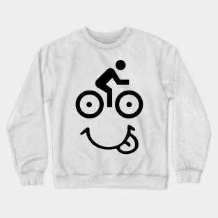 Bike face Crewneck Sweatshirt